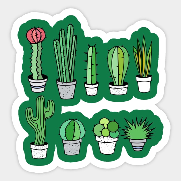 cactus Sticker by Carrol88999